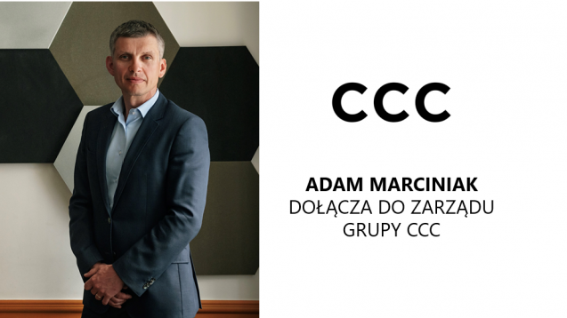 Adam Marciniak dołącza do Zarządu Grupy CCC