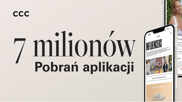 Aplikacja mobilna CCC IdziePoWięcej! Z innowacyjnych technologii korzysta już ponad 7 milionów osób!