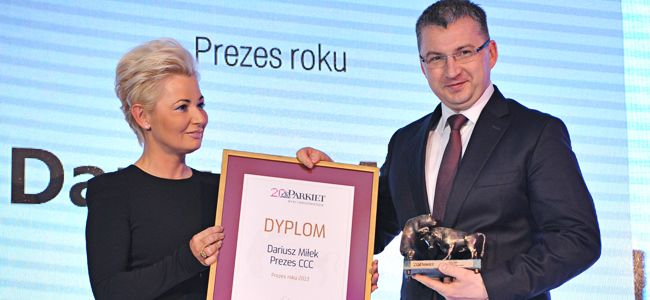 Prezes CCC Dariusz Miłek - Prezesem Roku 2013