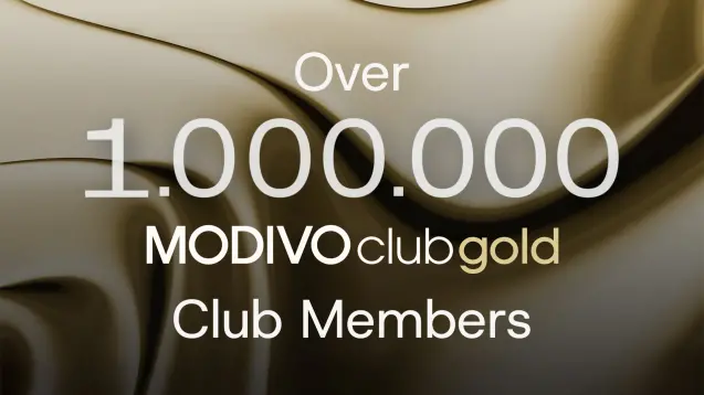 Over 1,000,000 MODIVOclub GOLD Members