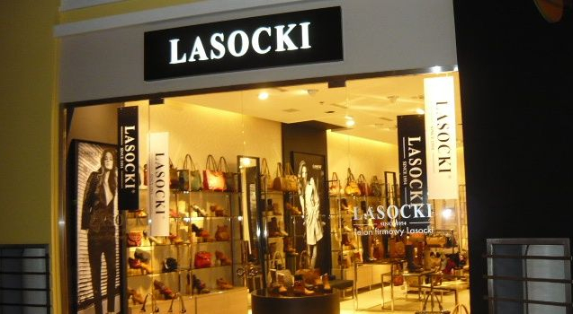 Sieć salonów firmowych Lasocki