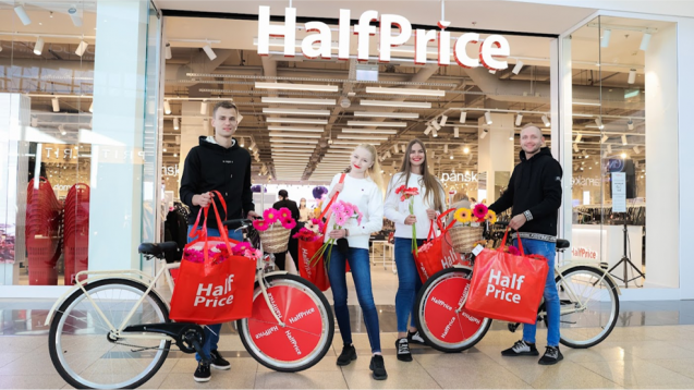 HalfPrice opened its first store in Prague