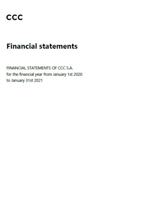 Financial statements for 01.01.2020 - 31.01.2021