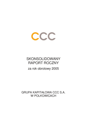 Consolidated annual report of the year of 2005