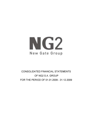 Consolidated Financial statements of NG2 S.A. Group for 01.01.2009-31.12.2009