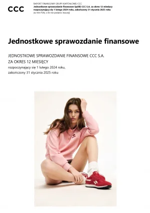 Jednostkowy raport roczny za 2024 rok